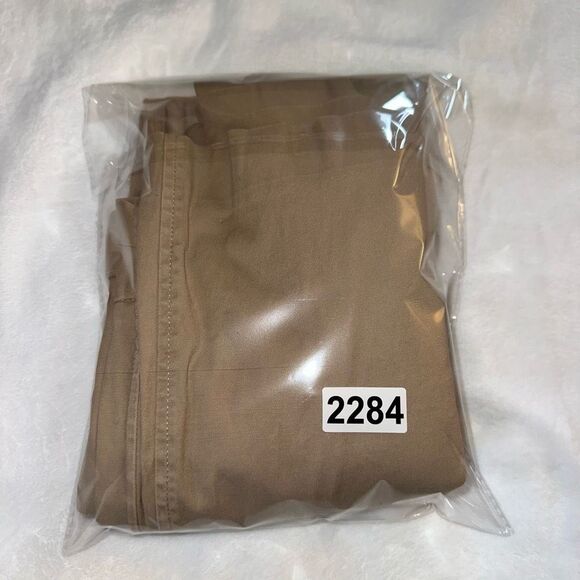 Talbots Women’s Wide Leg Belted Crop Pants Khaki Tan Size 12 EUC - Picture 11 of 11